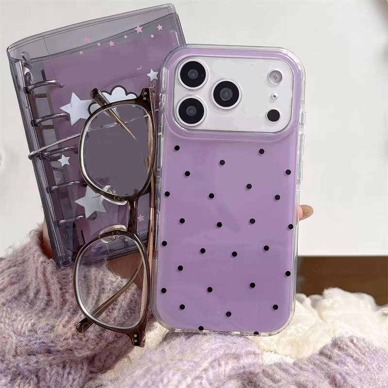 Phone Cases Cool Girl - Koreański styl Ins Girl, proste fioletowe