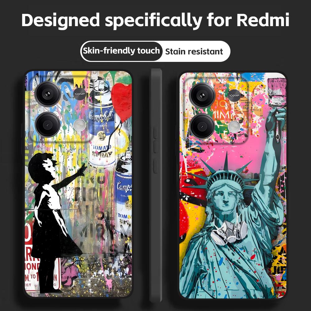 Phone Cases Xiaomi Redmi 12 - Etui na telefon Banksy Graffiti Art