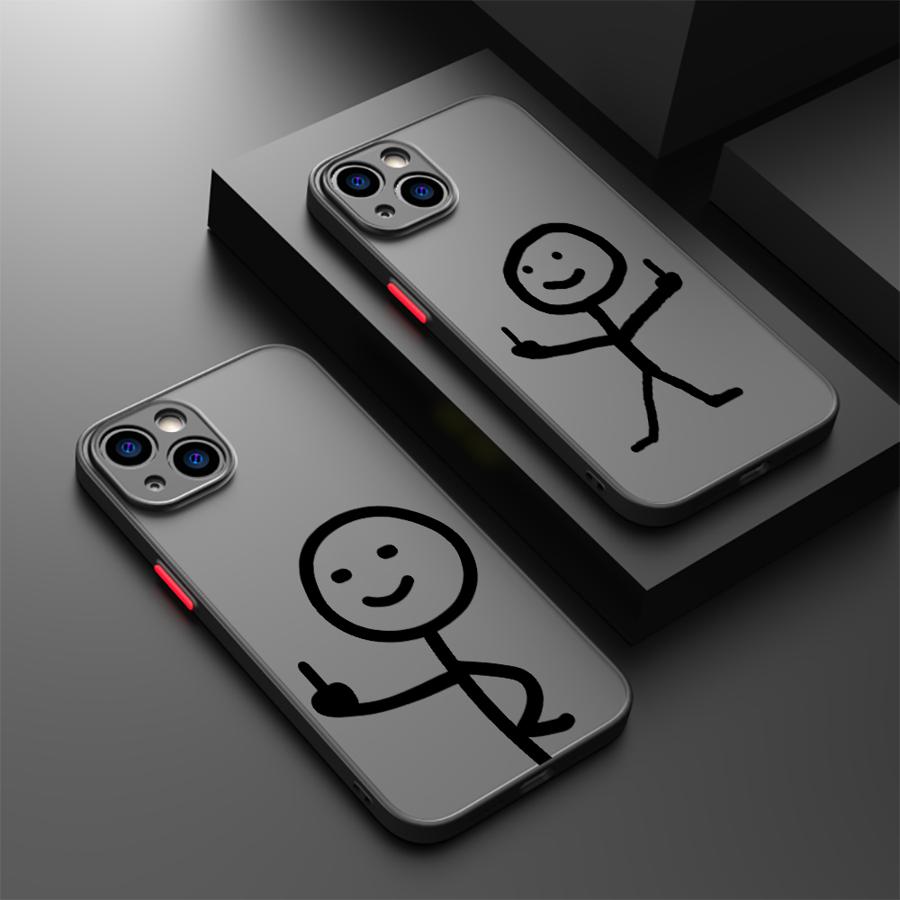 Phone Cases Websites - Etui na telefon Finger People Stickman