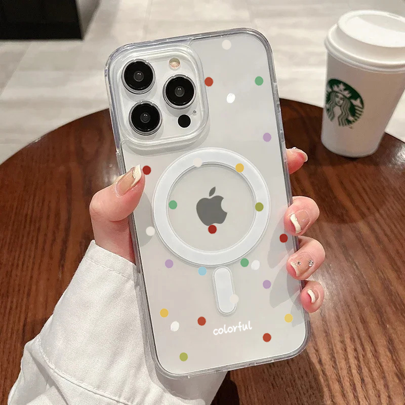 Phone Cases Magsafe - INS Koreańskie Kreatywne Kolorowe Etui na