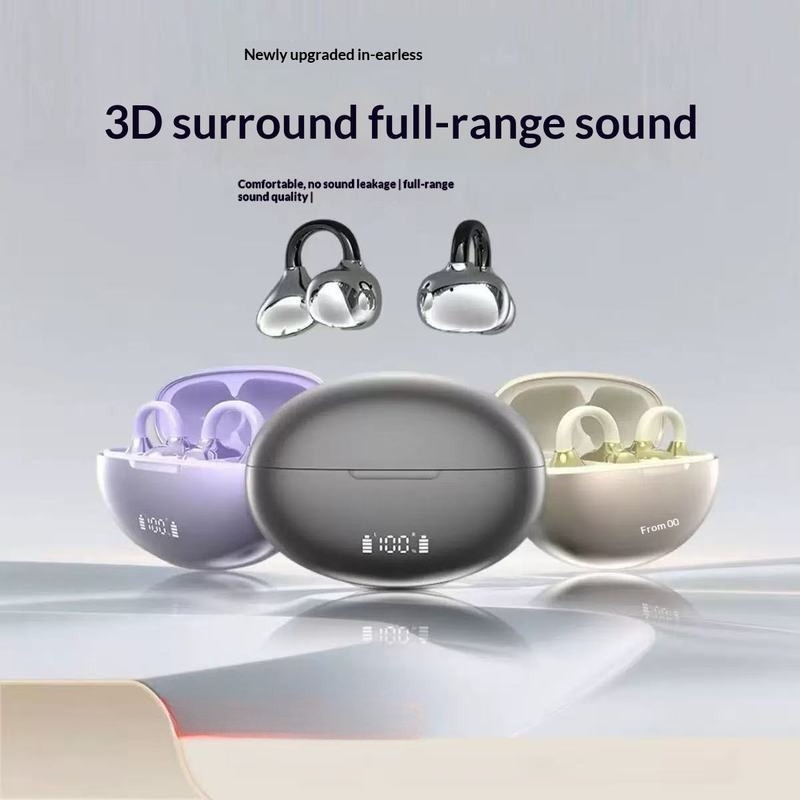 Phone Cases On Amazon - Bezprzewodowe słuchawki Bluetooth OWS z klipsem,