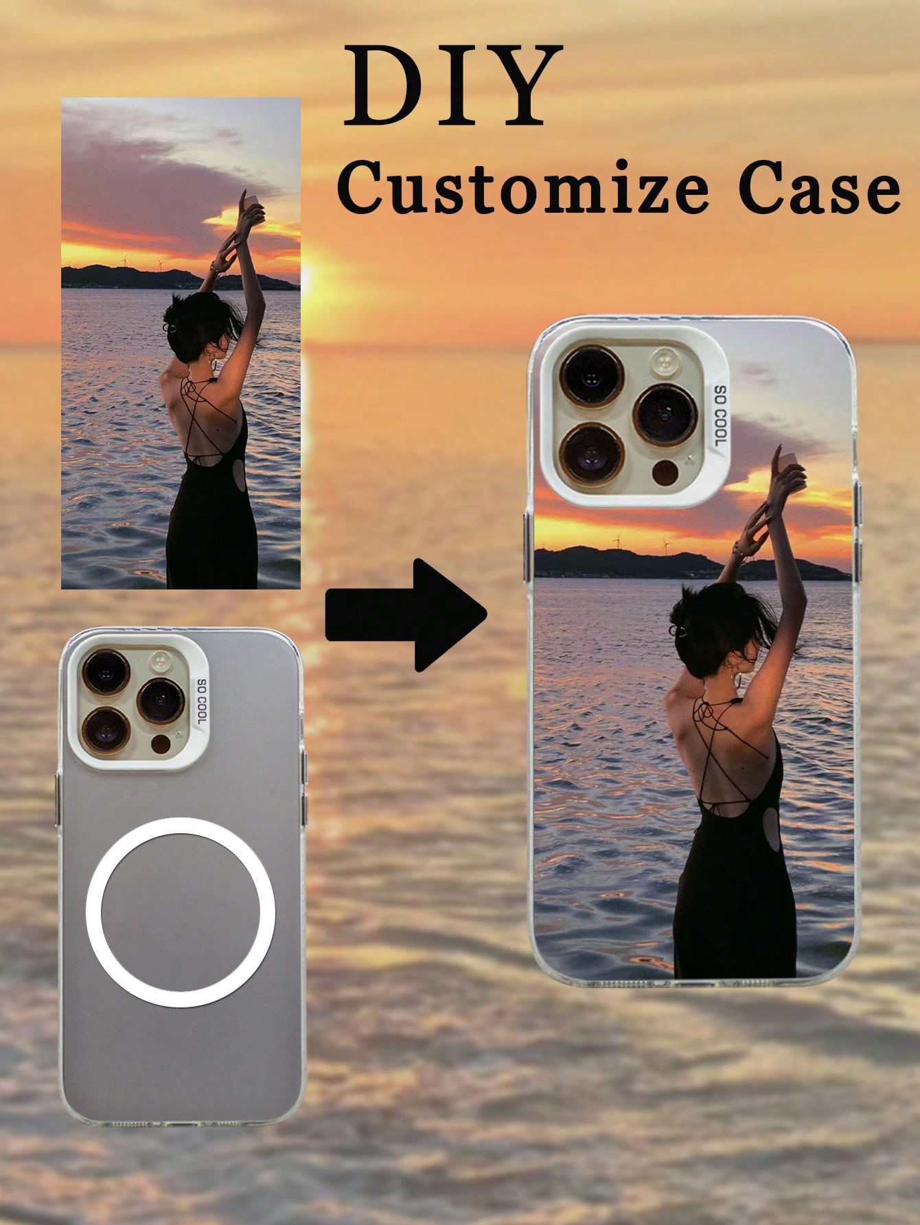 Phone Cases Personalised - Spersonalizowane etui magnetyczne na telefon iPhone