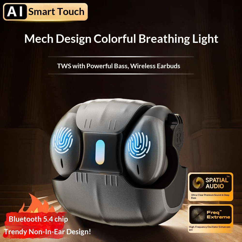 Phone Cases On Amazon - Bezprzewodowe słuchawki Bluetooth 5.4 na ucho,