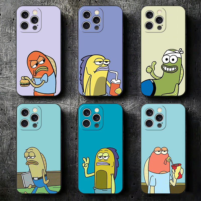 Phone Cases Ugly - Zabawne, kreskówkowe, brzydkie ryby - miękkie