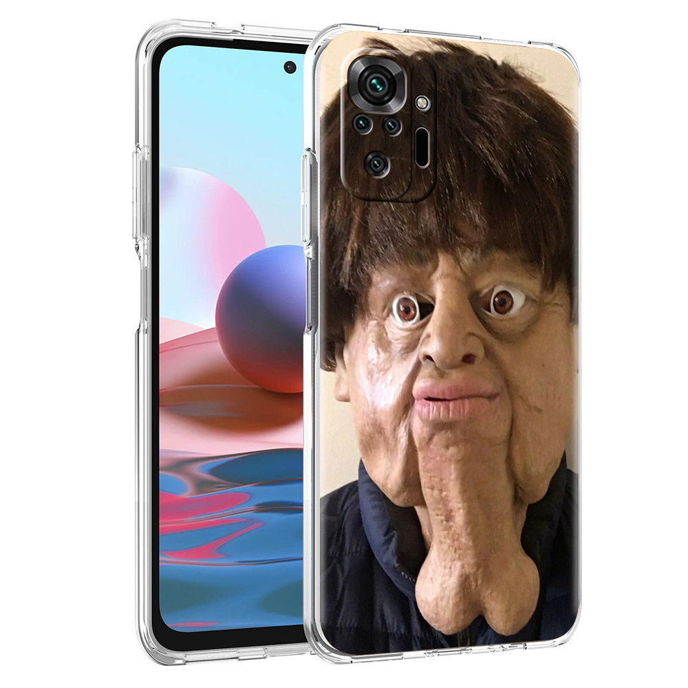 Phone Cases Ugly - Brzydki Człowiek Śmieszne Przezroczyste Etui na