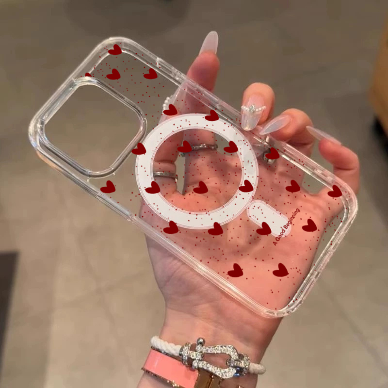 INS Czerwone Serce Miłości Sek – Phone Cases Magsafe recenzja i cena