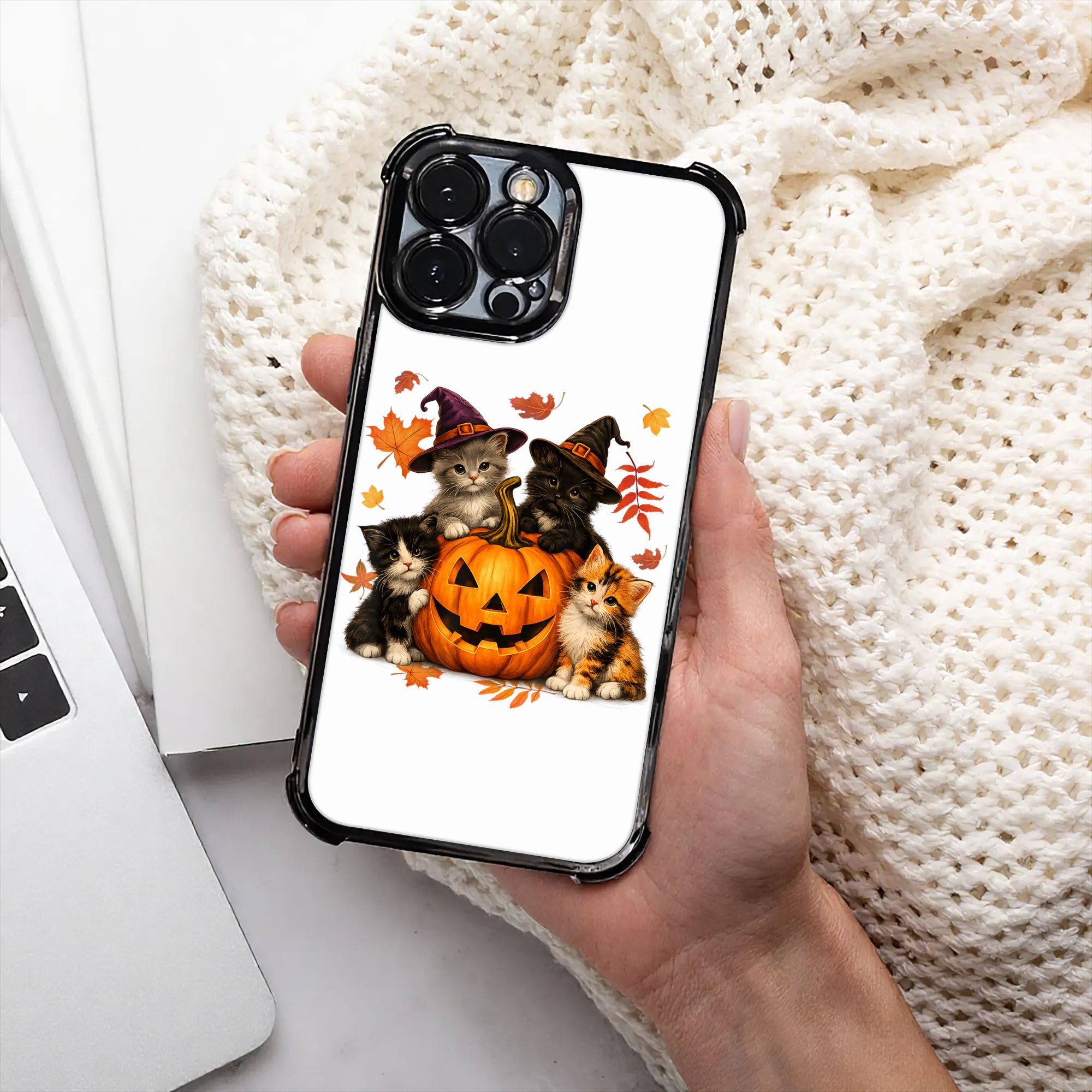 Halloween Urocze Koty Dynia St – Phone Cases Kids recenzja i cena