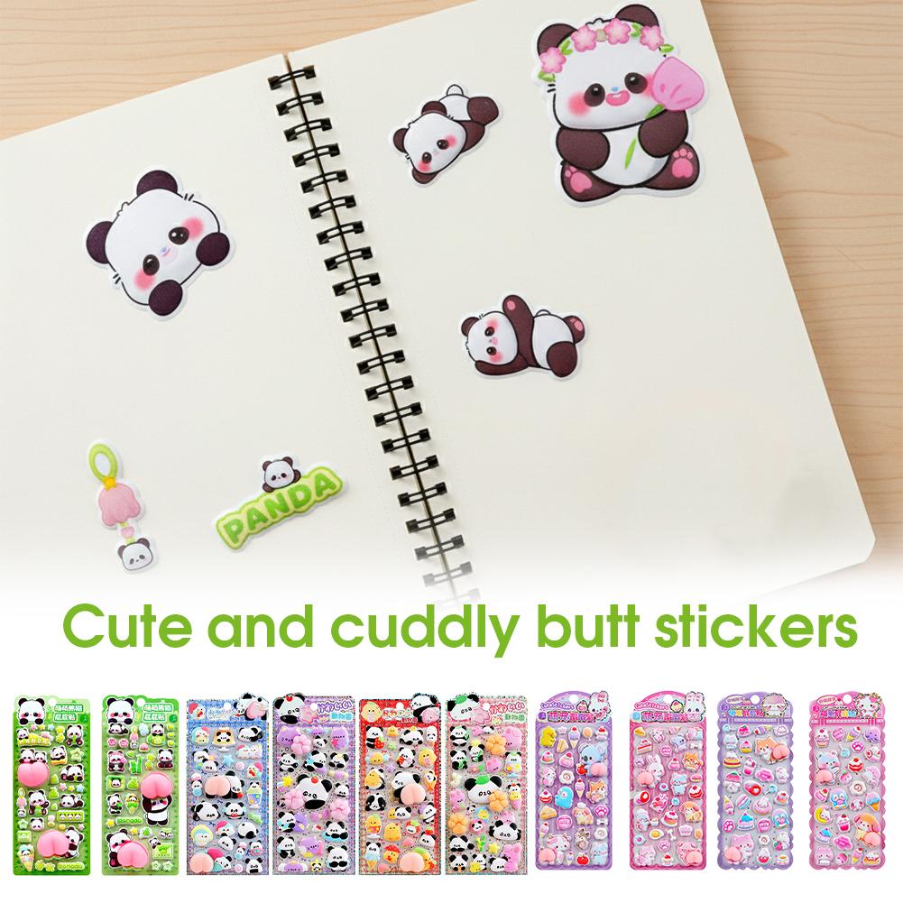 Urocza naklejka 3D z pandą, gu – Phone Cases Kids recenzja i cena