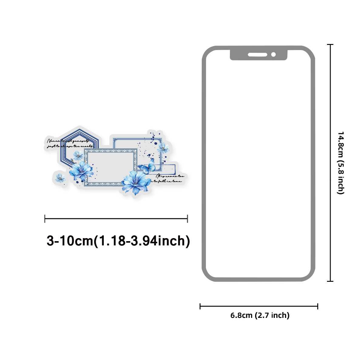 10 szt. Niebieskich naklejek z – Phone Cases Kids recenzja i cena